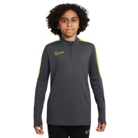 Nike Academy Trainingspak 1/4-Zip Kids Antraciet Neongeel