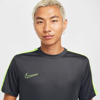 Nike Academy Trainingsshirt Antraciet Neongeel