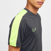 Nike Academy Trainingsshirt Antraciet Neongeel