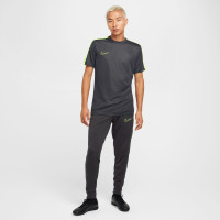 Nike Academy Trainingsshirt Antraciet Neongeel