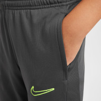 Nike Academy Trainingsbroek Kids Antraciet Neongeel