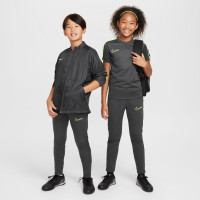 Nike Academy Trainingsbroek Kids Antraciet Neongeel