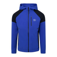 Cruyff Elite Trainingspak Full-Zip Blauw Zwart Zilver