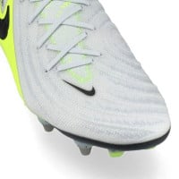 Nike Phantom GX II Elite IJzeren-Nop Voetbalschoenen (SG) Pro Player Neongeel Zilver Zwart