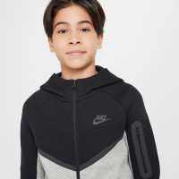 Nike Tech Fleece Sportswear Trainingspak Kids Zwart Grijs Antraciet