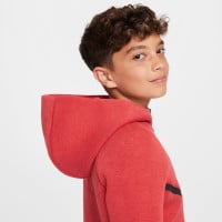 Nike Tech Fleece Sportswear Vest Kids Rood Zwart