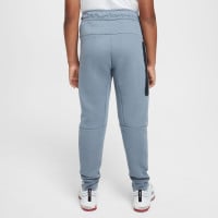 Nike Tech Fleece Sportswear Joggingbroek Kids Grijsblauw Lichtgeel Zwart