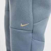 Nike Tech Fleece Sportswear Trainingspak Kids Grijsblauw Zwart Wit Lichtgeel