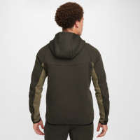 Nike Tech Fleece Sportswear Trainingspak Donker Olijfgroen Olijfgroen Zwart