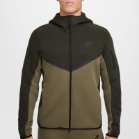 Nike Tech Fleece Sportswear Trainingspak Donker Olijfgroen Olijfgroen Zwart