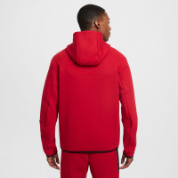 Nike Tech Fleece Sportswear Trainingspak Rood Zwart