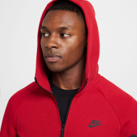 Nike Tech Fleece Sportswear Trainingspak Rood Zwart