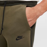 Nike Tech Fleece Sportswear Joggingbroek Donker Olijfgroen Olijfgroen Zwart