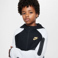 Nike Tech Fleece Sportswear Vest Kids Zwart Wit Grijsblauw Lichtgeel