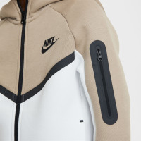 Nike Tech Fleece Sportswear Trainingspak Kids Beige Wit Zwart