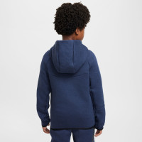 Nike Tech Fleece Sportswear Trainingspak Kids Donkerblauw Zwart