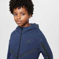 Nike Tech Fleece Sportswear Trainingspak Kids Donkerblauw Zwart