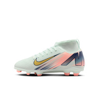 Nike Mercurial Superfly 10 Club MDS Gras / Kunstgras Voetbalschoenen (MG) Kids Mintgroen Blauw Roze Goud