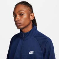 Nike Club Trainingspak Full-Zip Donkerblauw Wit