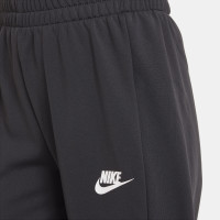 Nike Sportswear Trainingspak Full-Zip Kids Donkergrijs Grijs Wit