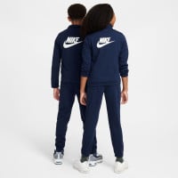 Nike Sportswear Trainingspak Full-Zip Kids Donkerblauw Groen Wit