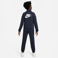 Nike Sportswear Trainingspak Full-Zip Kids Donkerblauw Groen Wit