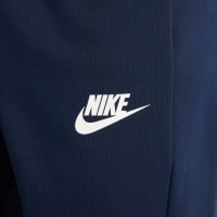 Nike Sportswear Trainingspak Full-Zip Kids Donkerblauw Groen Wit