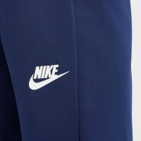 Nike Sportswear Trainingspak Full-Zip Kids Donkerblauw Blauw Wit