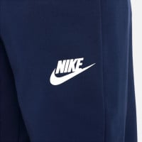 Nike Sportswear Trainingspak Full-Zip Kids Donkerblauw Blauw Wit