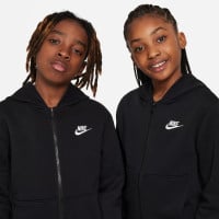 Nike Sportswear Club Fleece Trainingspak Full-Zip Hooded Kids Zwart Wit