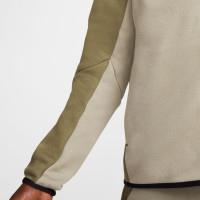 Nike Tech Fleece Sportswear Trainingspak Olijfgroen Beige Zwart