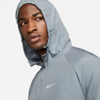 Nike Miler Repel Phenom Elite Trainingspak Full-Zip Lichtgrijs Zilver