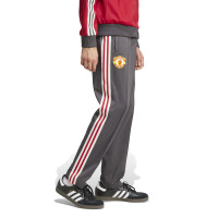 adidas Manchester United Culturewear Trainingspak Full-Zip 2024-2025 Rood Grijs Wit