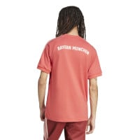 adidas Bayern München Culturewear T-Shirt 2024-2025 Rood Wit