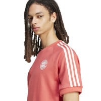 adidas Bayern München Culturewear T-Shirt 2024-2025 Rood Wit