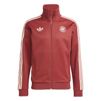 adidas Bayern München Culturewear Trainingsjack 2024-2025 Donkerrood Wit