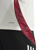 adidas Manchester United Trainingsshirt 2024-2025 Wit Zwart Rood