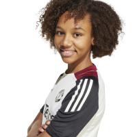 adidas Manchester United Trainingsshirt 2024-2025 Kids Wit Zwart Rood