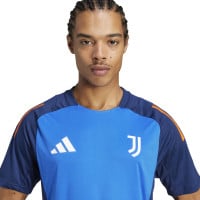 adidas Juventus Trainingsshirt 2024-2025 Blauw Oranje Wit