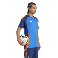 adidas Juventus Trainingsset 2024-2025 Blauw Oranje Wit