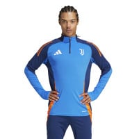 adidas Juventus Trainingspak 1/4-Zip 2024-2025 Blauw Oranje Wit