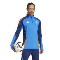 adidas Juventus Trainingspak 1/4-Zip 2024-2025 Blauw Oranje Wit