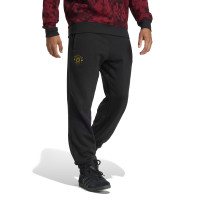 adidas Manchester United CNY Joggingbroek 2024-2025 Zwart Rood Goud