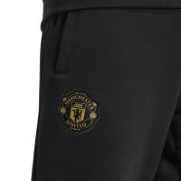 adidas Manchester United CNY Trainingspak 2024-2025 Zwart Wit Goud