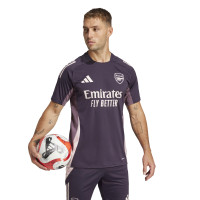 adidas Arsenal Trainingsset 2024-2025 Donkerpaars Beige Paars