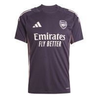 adidas Arsenal Trainingsshirt 2024-2025 Donkerpaars Beige Paars