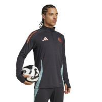 adidas Bayern München Trainingstrui 1/4-Zip 2024-2025 Zwart Groen Brons