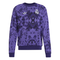 adidas Real Madrid CNY Crew Sweater 2024-2025 Paars Wit