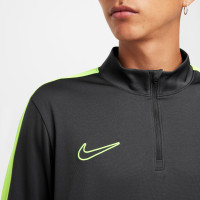 Nike Academy 23 Trainingspak 1/4-Zip Donkergrijs Lichtgroen