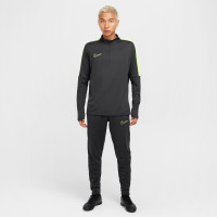 Nike Academy 23 Trainingstrui 1/4-Zip Donkergrijs Lichtgroen